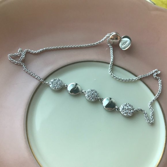 Sterling Silver Foxtail Chain Bracelet - Picture 2 of 4